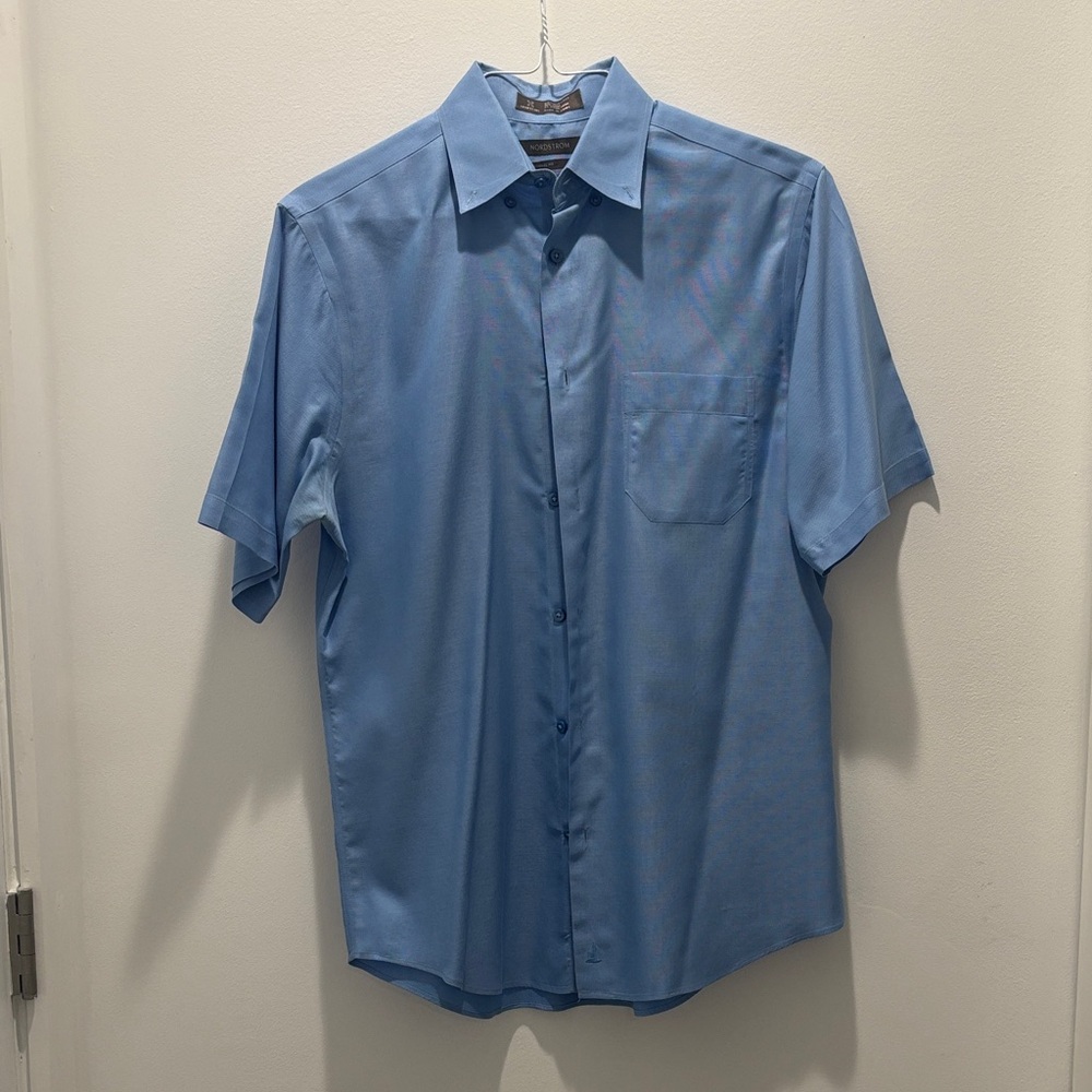 Nordstrom Light Blue Casual Button Down Shirt